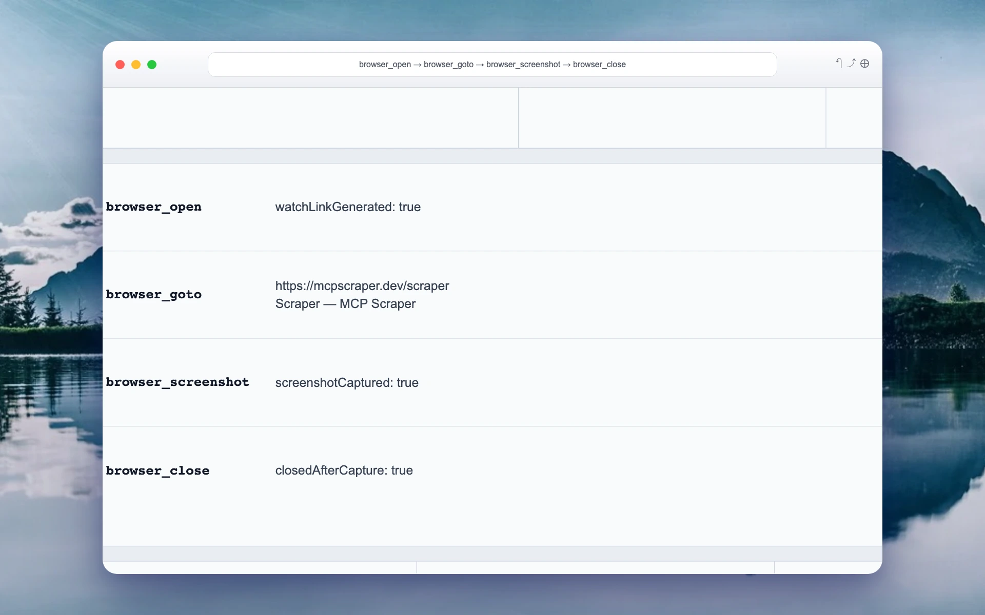 Closer view of the actual browser completion and retained-state fields